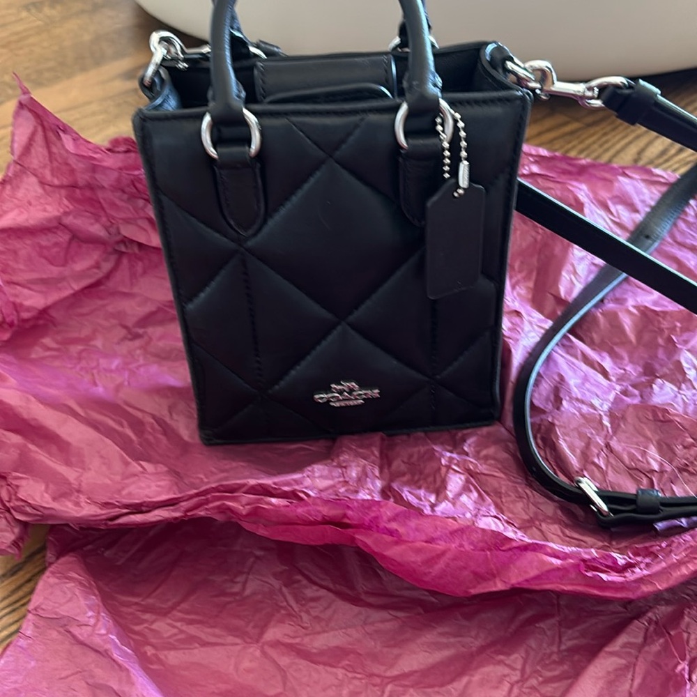 Mini Black Coach Crossbody